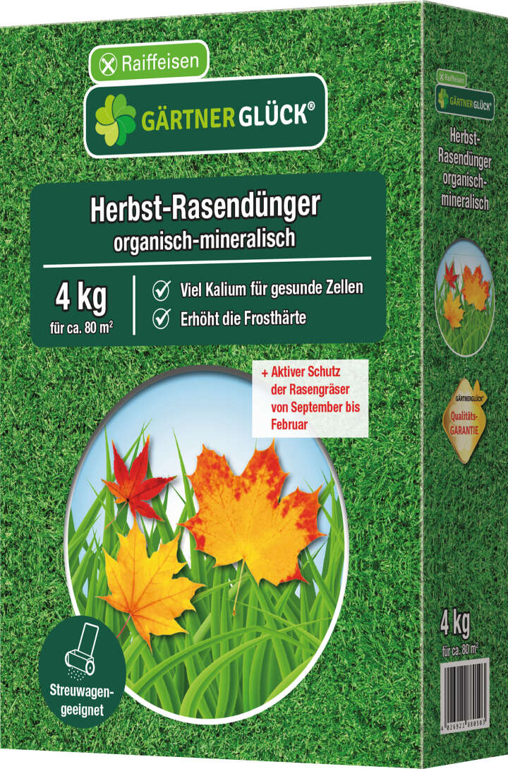GÄRTNERGLÜCK Herbstrasendünger org/min